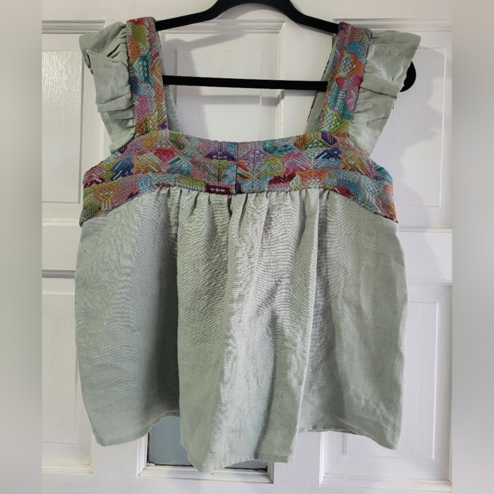 Multicolor Embroidered Women's Blouse